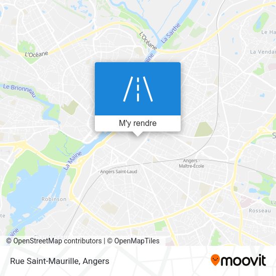 Rue Saint-Maurille plan