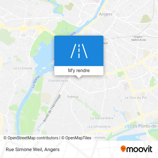 Rue Simone Weil plan