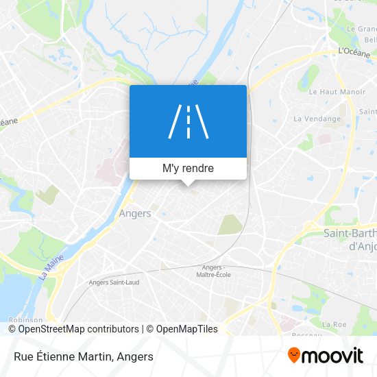 Rue Étienne Martin plan
