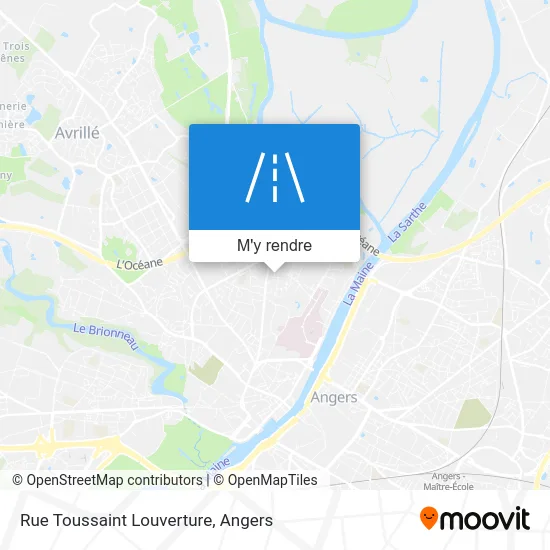 Rue Toussaint Louverture plan