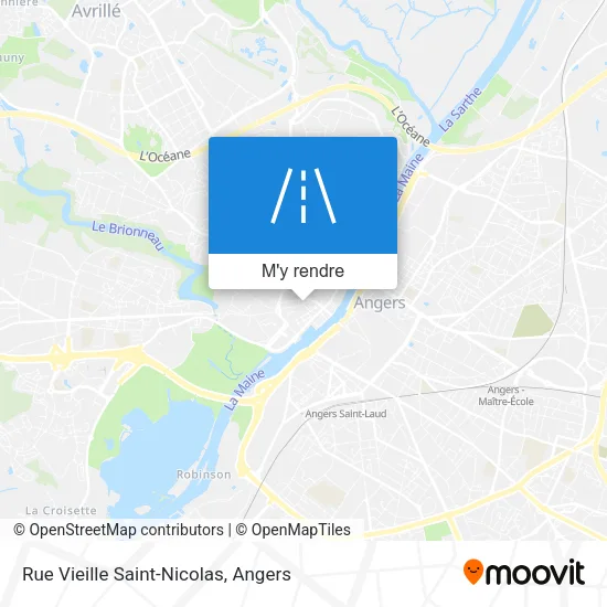 Rue Vieille Saint-Nicolas plan