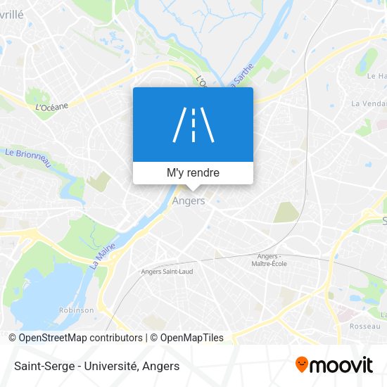 Saint-Serge - Université plan