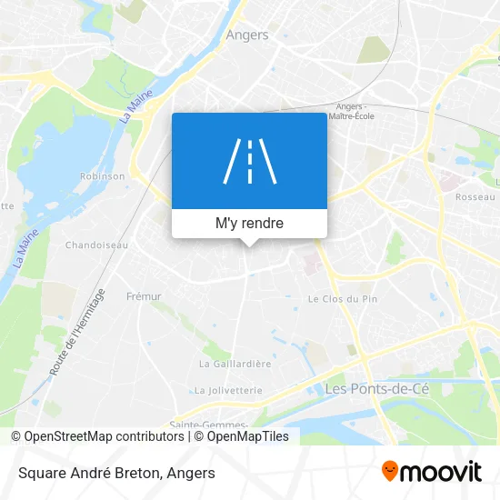 Square André Breton plan