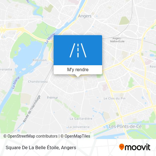 Square De La Belle Étoile plan
