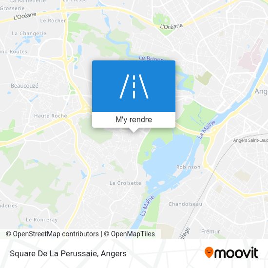 Square De La Perussaie plan