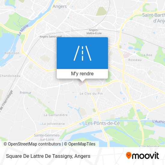 Square De Lattre De Tassigny plan