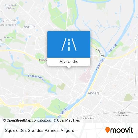 Square Des Grandes Pannes plan