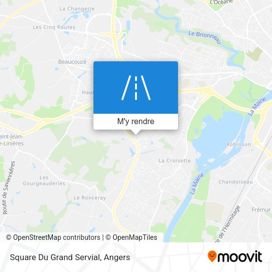 Square Du Grand Servial plan