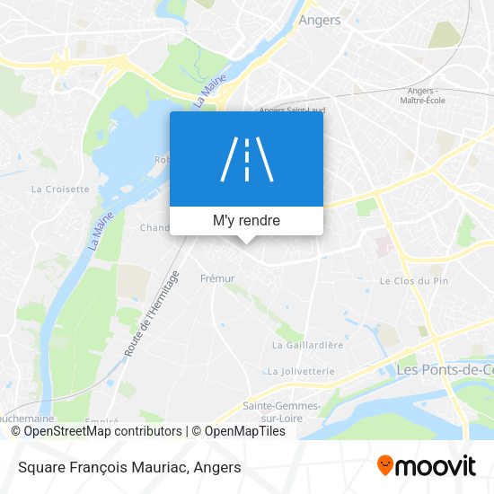 Square François Mauriac plan