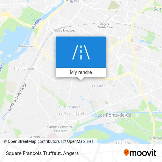 Comment aller à Square François Truffaut, Angers en bus, tram ou train?