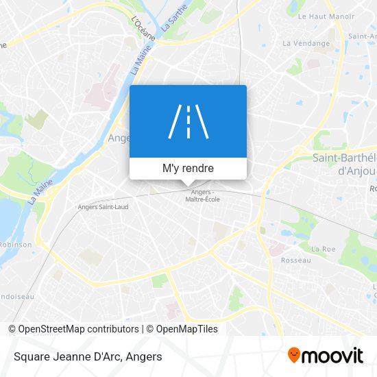 Square Jeanne D'Arc plan