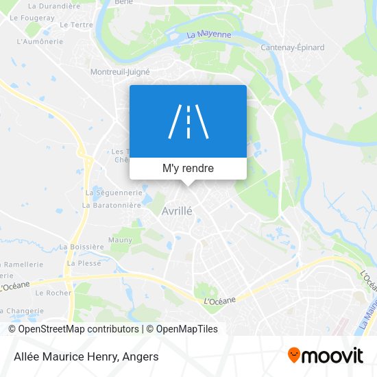 Allée Maurice Henry plan