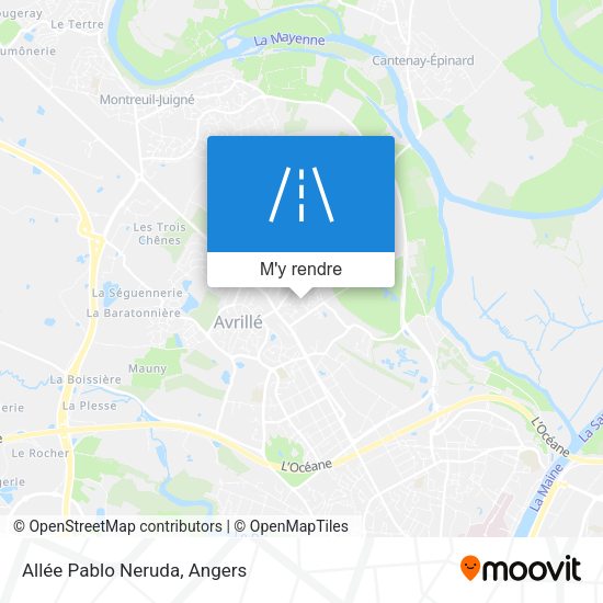 Allée Pablo Neruda plan