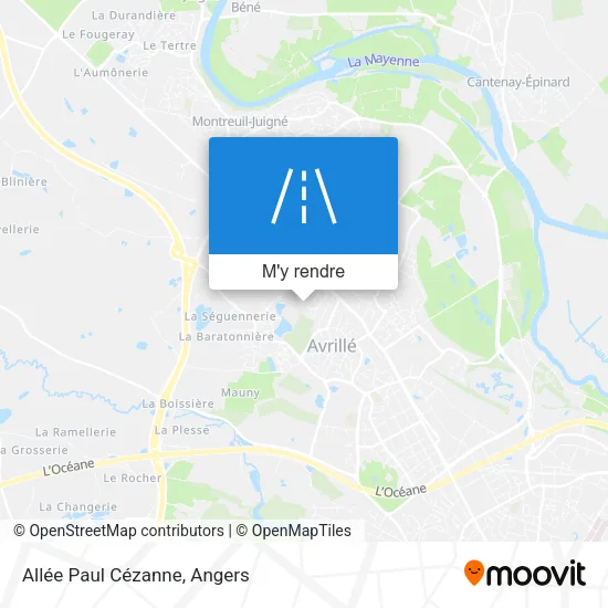 Allée Paul Cézanne plan