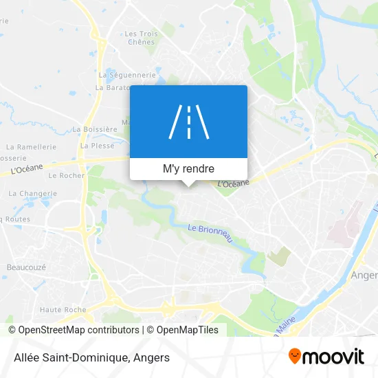 Allée Saint-Dominique plan
