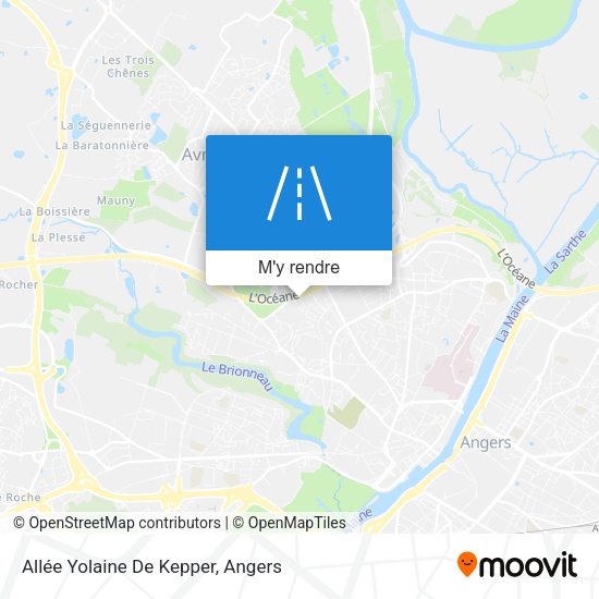 Allée Yolaine De Kepper plan