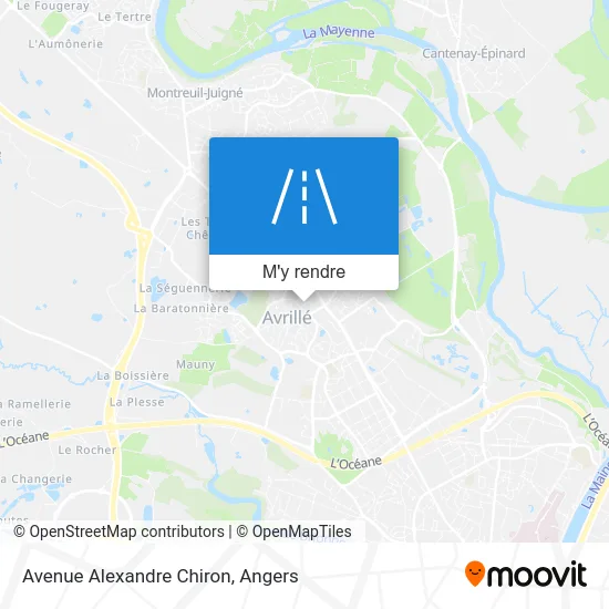 Avenue Alexandre Chiron plan