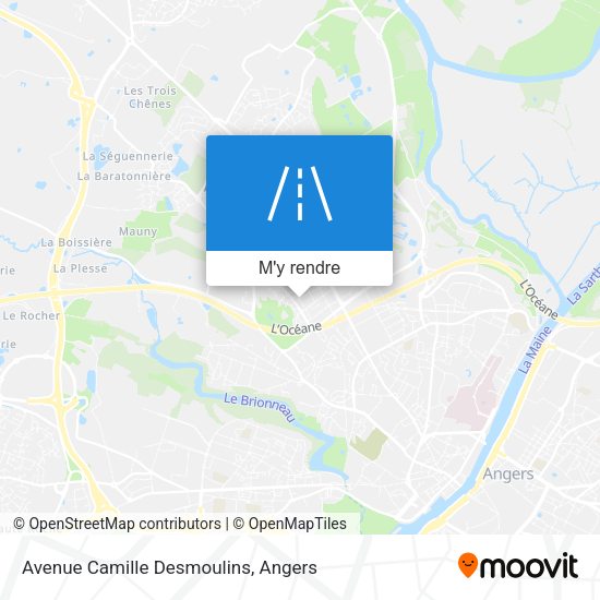 Avenue Camille Desmoulins plan