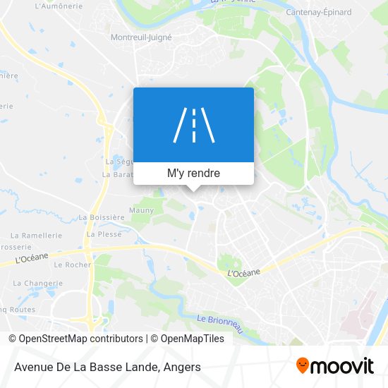Avenue De La Basse Lande plan