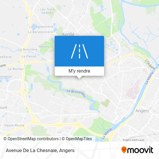 Avenue De La Chesnaie plan