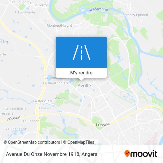 Avenue Du Onze Novembre 1918 plan