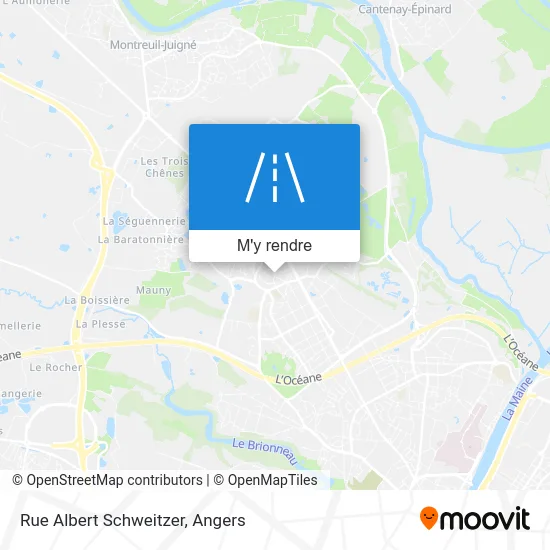 Rue Albert Schweitzer plan