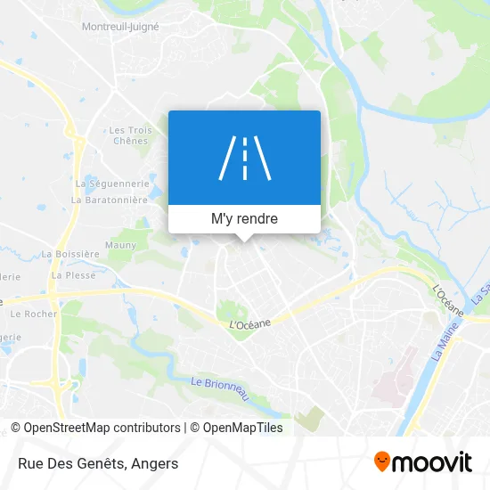 Rue Des Genêts plan