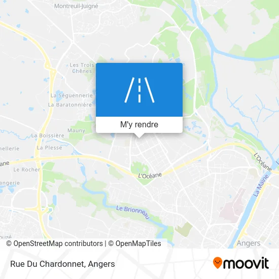 Rue Du Chardonnet plan