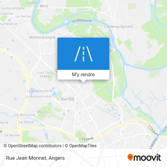 Rue Jean Monnet plan