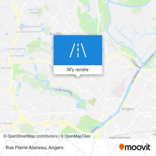 Rue Pierre Alaneau plan
