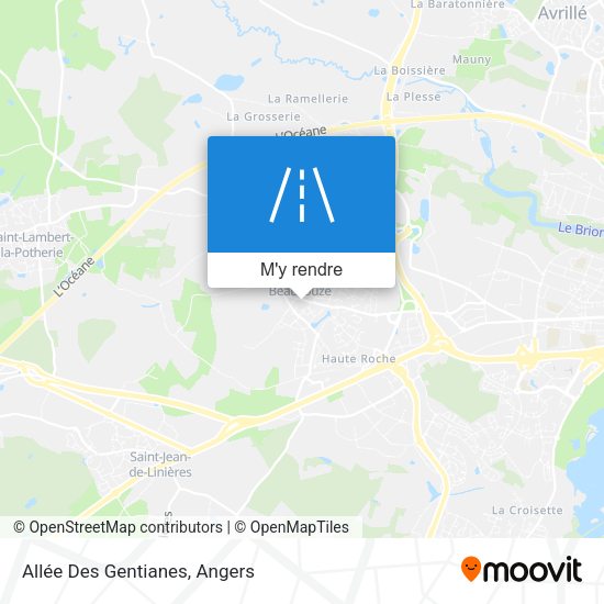 Allée Des Gentianes plan