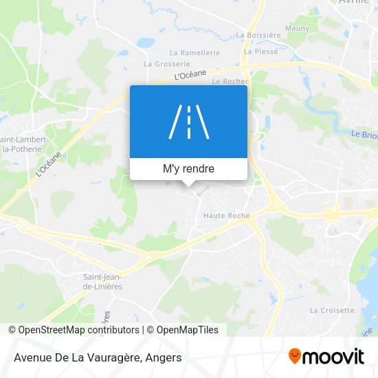 Avenue De La Vauragère plan