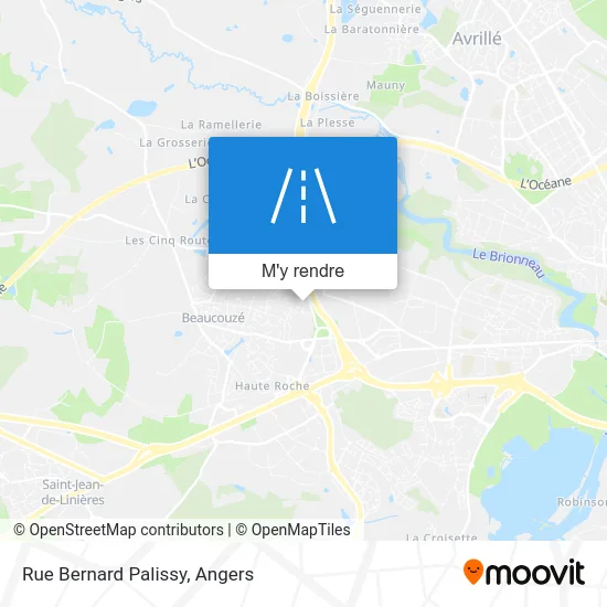 Rue Bernard Palissy plan