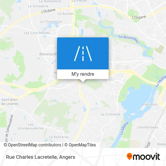 Rue Charles Lacretelle plan