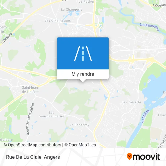 Rue De La Claie plan