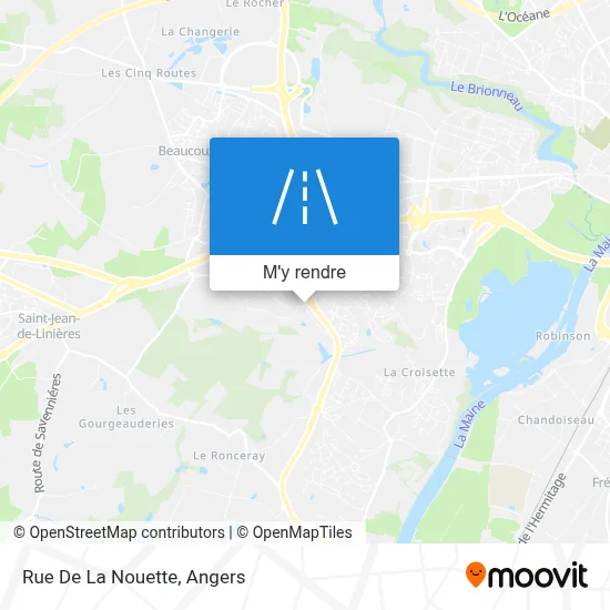 Rue De La Nouette plan