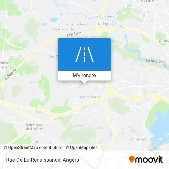 Rue De La Renaissance plan