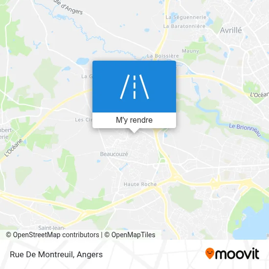 Rue De Montreuil plan