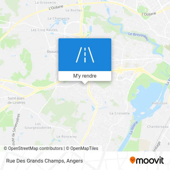 Rue Des Grands Champs plan