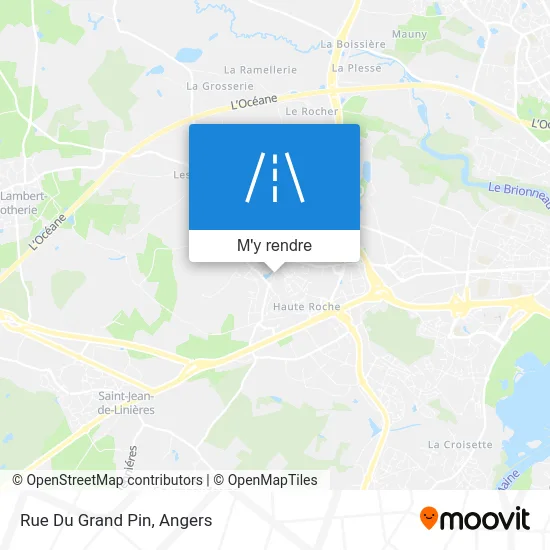 Rue Du Grand Pin plan