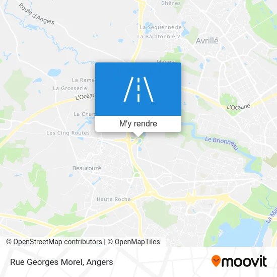 Rue Georges Morel plan