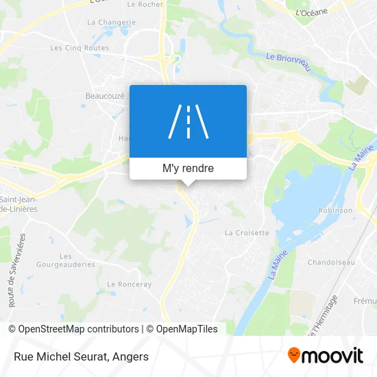 Rue Michel Seurat plan