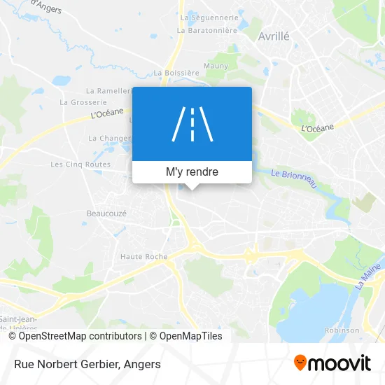 Rue Norbert Gerbier plan