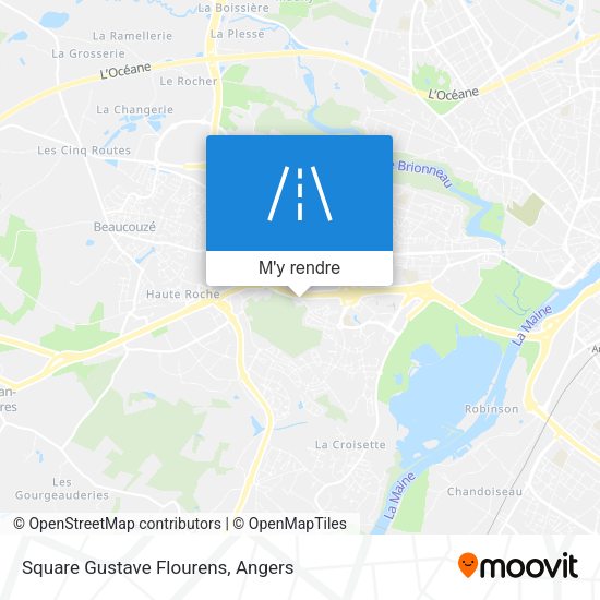 Square Gustave Flourens plan