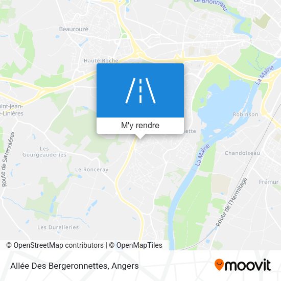 Allée Des Bergeronnettes plan