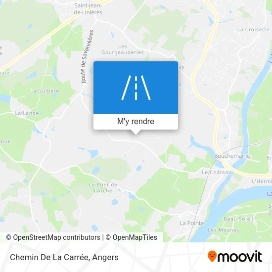 Chemin De La Carrée plan
