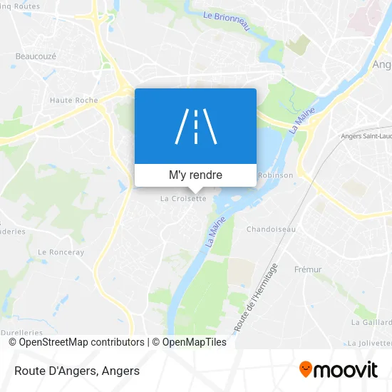 Route D'Angers plan