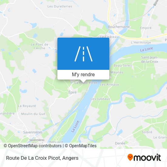 Route De La Croix Picot plan
