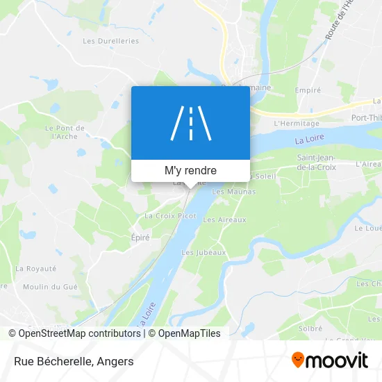 Rue Bécherelle plan