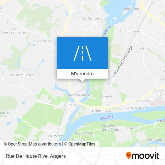 Rue De Haute Rive plan